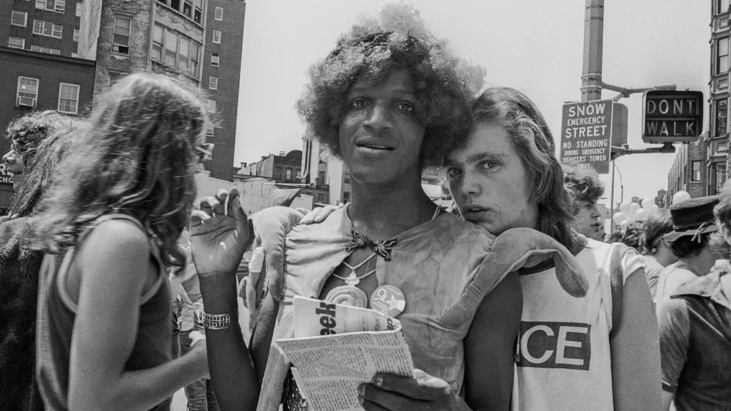 Marsha P Johnson and Friend, Christopher Street Liberation Day, Nyc, 1976