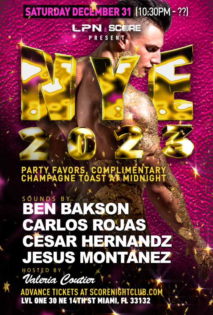 score nightclub & LPN Miami new year’s eve 2023