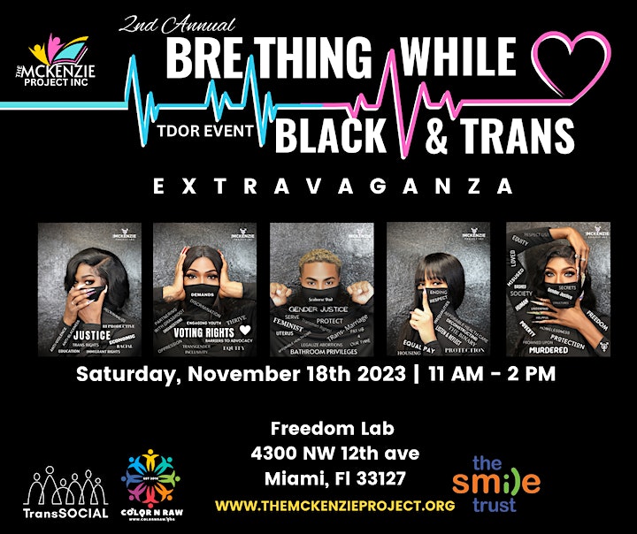 2nd Annual Breathing While Black and Trans Extravaganza On November 18